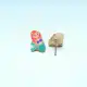 Handmade Pine Wood Mermaid Knob for Kids Furniture